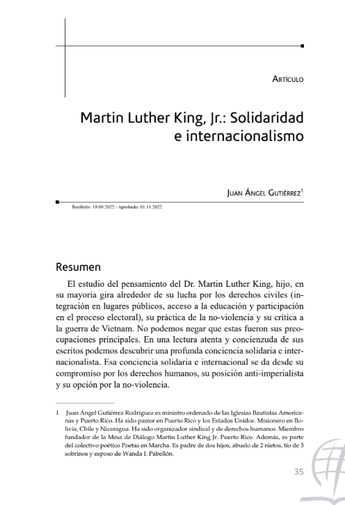 Portada del artículo