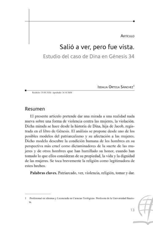 Portada del artículo