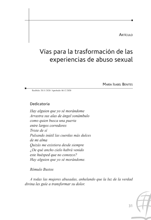 Portada del artículo