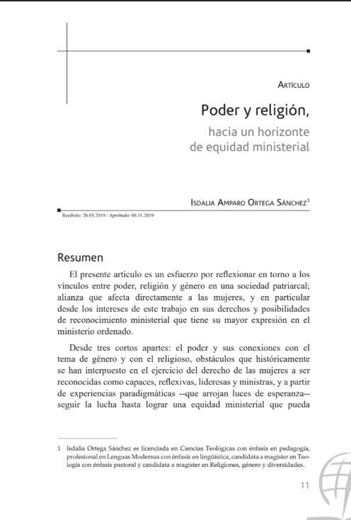 Portada del artículo