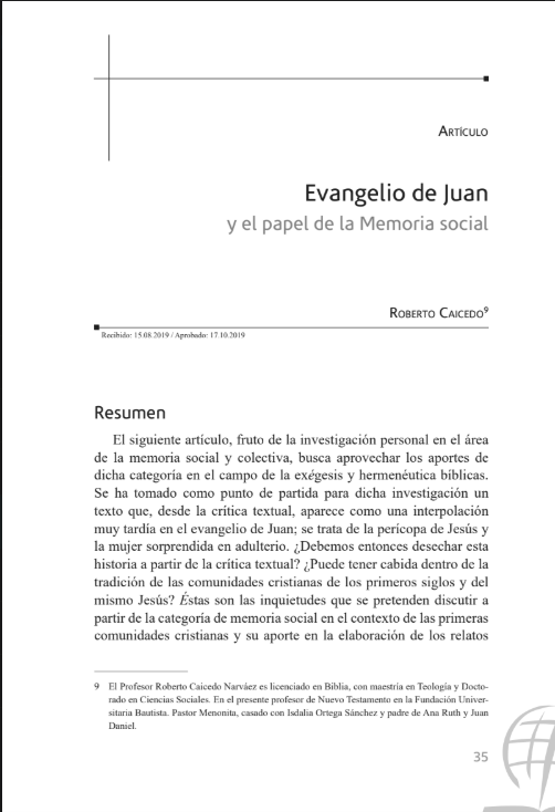 Portada del artículo