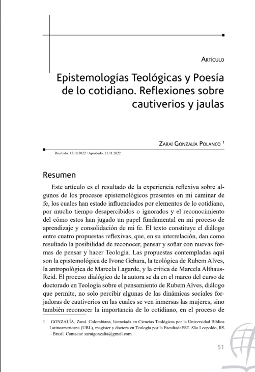 Portada del artículo