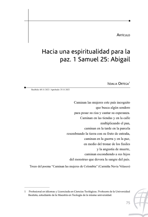 Portada del artículo