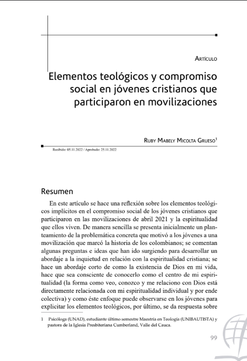 Portada del artículo