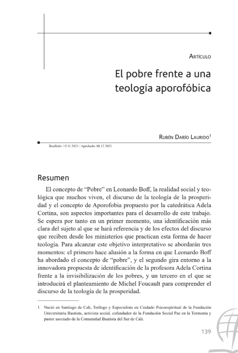 Portada del artículo