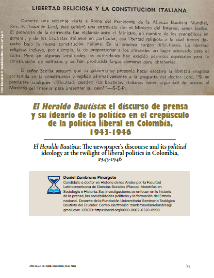 Portada del artículo