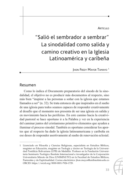 Portada del artículo